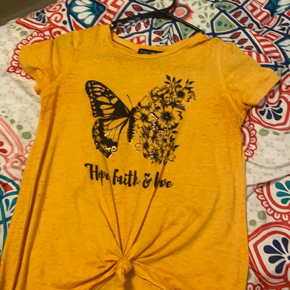Yellow shirt